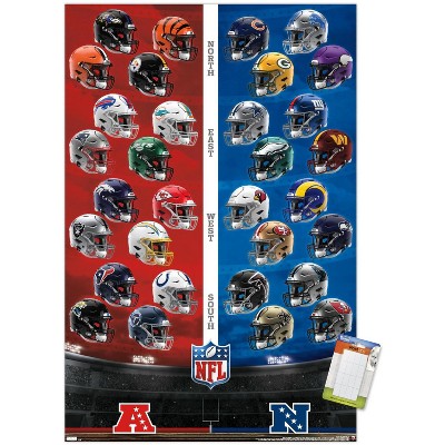 : Trends International NFL Seattle Seahawks - Helmet 16 Wall  Poster, 22.375 x 34, Poster & Clip Bundle : Sports & Outdoors