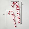 Giant Candy Cane Multicolor 47"H  Set of 2 - 4 of 4