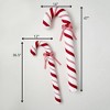 Giant Candy Cane Multicolor 47"H  Set of 2 - image 4 of 4