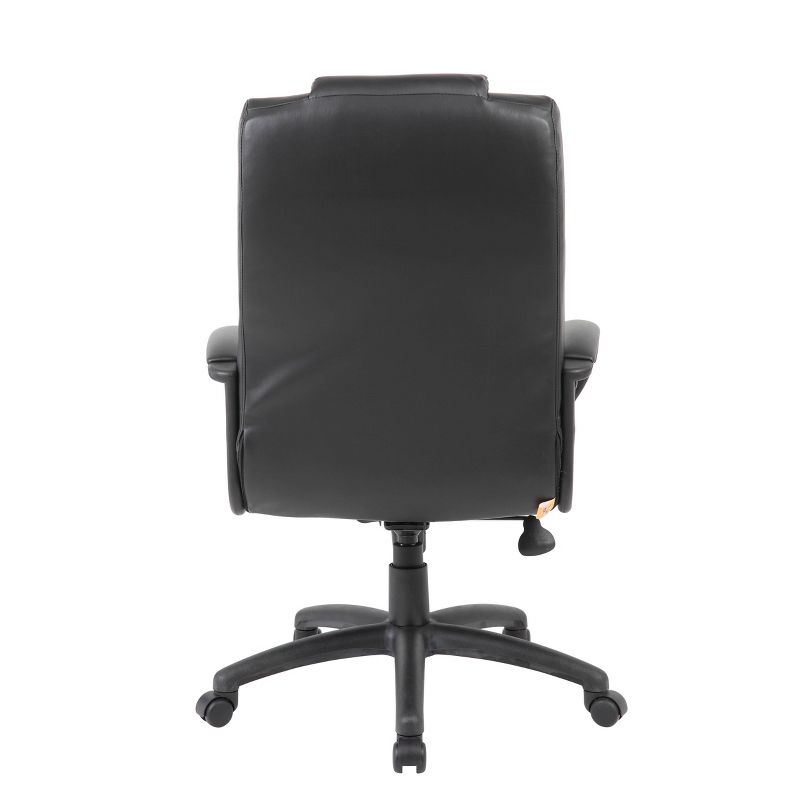 Executive High Back Leatherplus Chair Black - Boss Office Products, 5 of 10