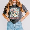Simply Sage Market Women's  Hey Sunshine Flowers Short Sleeve Relaxed Fit Cropped Graphic Tee - 2 of 3