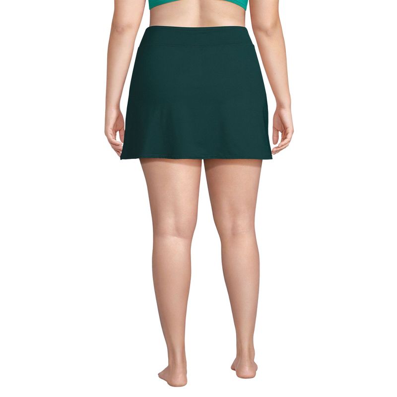 Lands' End Women's Tummy Control Skirt Swim Bottoms, 2 of 7