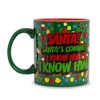 Silver Buffalo Elf "OMG! Santa's Coming!" Ceramic Mug | Holds 20 Ounces - 2 of 4
