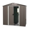 Outdoor Metal Storage Shed With Window (8ft x 4ft) Aluminum Frames Outdoor Storing Tools - 2 of 4