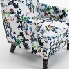 Hrinhom 27.2"W Upholstered Accent Chair, Vintage Armchair with Nailhead Trim - 4 of 4