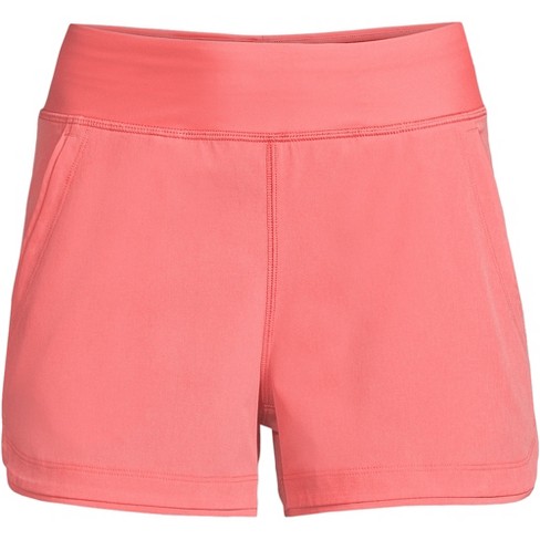 Lands' End Women's 3 Quick Dry Swim Shorts With Panty - 14 - Wood