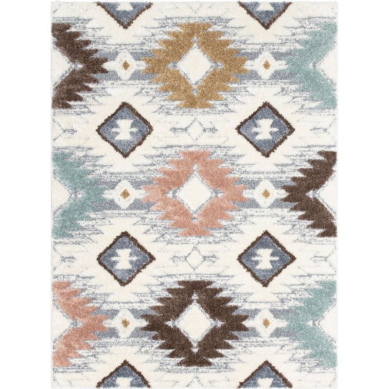 Well Woven Ares High-lo Pile Cozy Shag Area Rug, 1 of 10