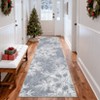 Washable Christmas Area Rug for Living Room, Winter Holiday Decorative Xmas Bedroom Rugs, Low Pile Non Slip Snowflake Rugs for Dining Room - 3 of 4