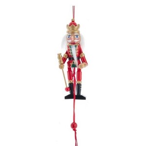 Kurt S. Adler 5.0 Inch Nutcracker Pull Puppet Ornament Soldier Drum Sword Tree Ornaments - 1 of 3