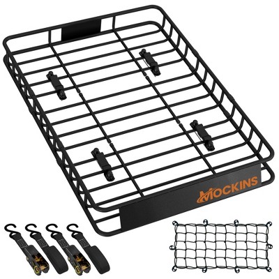 Mockins 50"x36"x5" Rustproof Roof Rack | 35-50" Extendable Length