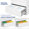 File Storage Cabinet With 3 Drawer Large Storage Space Compact Slim File Pre-Built Office Storage Cabinet For Legal/Letter/A4 File - 2 of 4