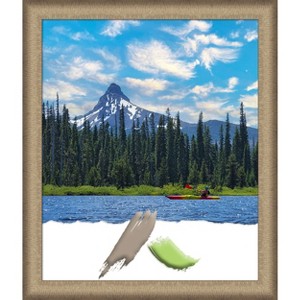 Amanti Art Elegant Brushed Narrow Picture Frame - 1 of 4