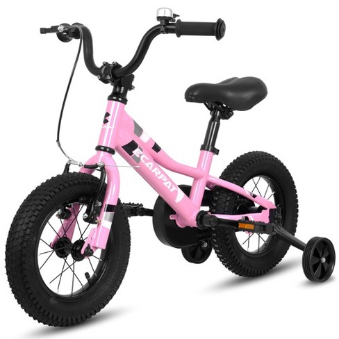 2 wheel bike with training wheels sale