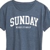 Women's - Instant Message - Sunday Keep It Holy Short Sleeve Graphic T-Shirt - 2 of 4