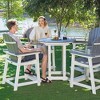Decksplore HDPE Outdoor Bar Stools Waterproof UV Resistant All Weather Ready - 3 of 4