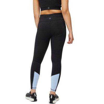 TomboyX Workout Leggings, 3/4 Capri Length High Waisted Active Yoga Pants  With Pockets For Women, Plus Size Inclusive Exercise, (XS-6X) Black Small