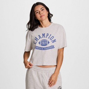 Champion Women's Short Sleeve Cropped T-Shirt - 1 of 4