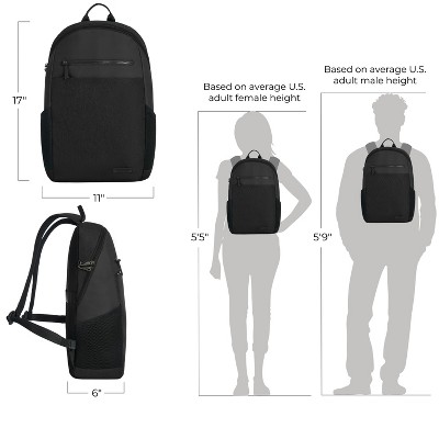Travelon Anti-Theft Metro Backpack-Black — фото 5