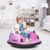 12V Kids Ride On Bumper Car, Toddlers Electric Bumping Car Battery Powered Ride On Toy with Remote Control, 360¡«Spin, LED Lights, Music - 3 of 4