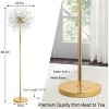 69"H Standing Lamp For Living Room,Elegant Crystal Floor Lamp,Floor Lamp With 32 Firework Crystal Harnesses For Bedroom -The Pop Home - 4 of 4