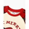 Disney Mickey and Friends Christmas Family Matching Plaid Print Sweatshirt baby bodysuit Red - 4 of 4