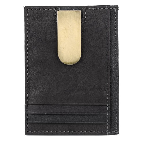 J. Buxton Hunt Front Pocket Wallet Rfid Blocking Money Clip - Black ...