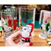 Silver Buffalo Peanuts Snoopy Holiday Fun 10-Ounce Pint Glasses | Set of 4 - 4 of 4