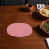 Unique Bargains Trivet Oval Rope Coaster Cotton Non-Woven Fabric 12.6"x8.66"x0.31" - 2 of 3