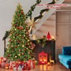 Tangkula 7.5/6 FT Artificial Christmas Tree, Hinged Xmas Spruce Tree with 1019/721 Branch Tips Unlit Seasonal Celebration Tree - 4 of 4