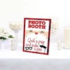 Big Dot of Happiness Jolly Santa Claus Photo Booth Sign - Christmas Party Decor - Printed on Sturdy Plastic - 10.5 x 13.75" Sign with Stand - 1 Piece - 3 of 4
