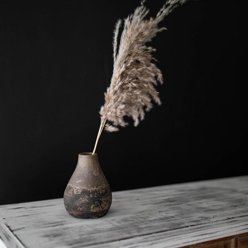 Gray Terracotta Bud Vase - Foreside Home & Garden, 6 of 8