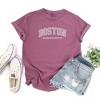 Simply Sage Market Women's Embroidered Boston Massachusetts Short Sleeve Garment Dyed Tee - 3 of 3