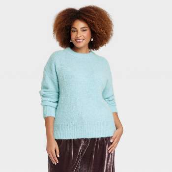 Women\'s Crewneck Pullover Sweater Target New - : Day™ A