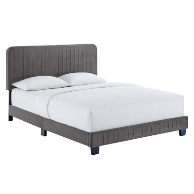 Modway Celine Channel Tufted Performance Velvet Twin Platform Bed