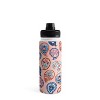 Pimlada Phuapradit Floral Paisley Half Drop Water Bottle - Society6 - 2 of 4