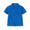 Andy & Evan  Toddler Blue Check Textured Terry Set - 3 of 4