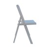 Aghana Digitals 4-Pack White Solid Wood Slatted Folding Chairs - Lightweight, Space-Saving, 220LBS - 2 of 4