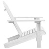 vidaXL Adirondack Chair Lounge Patio Lawn Chair for Garden Solid Wood Fir - White - 4 of 4