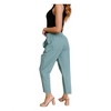 Women's Love Me Dearly High Waisted Pants - Cotton Bleu - 3 of 4