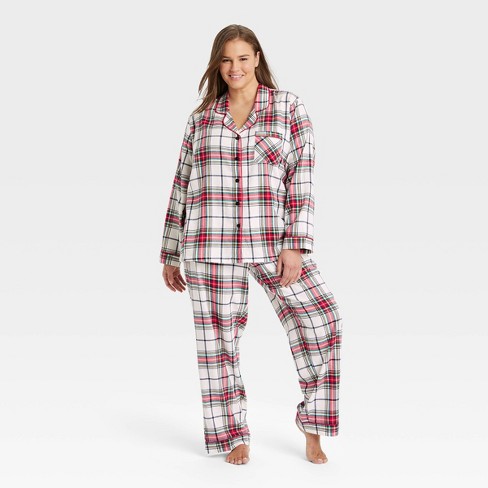 Plus Size Plaid Flannel Matching Family Set - Wondershop™ White 4x : Target
