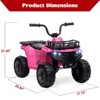 12V Kids Ride On Electric ATV, Ride Car Toy with Bluetooth Audio,High/Low Speed, LED Headlights, Battery Indicator & Radio, for Boys Girls 3-10 - 4 of 4