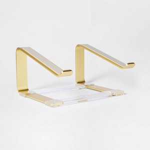 Acrylic Laptop Riser Gold - Threshold™ - 1 of 3