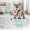 Yeego 5L Quiet No-Mist Humidifier: Top-fill, 14H timer, 5 speeds, aroma diffuser, no white dust, easy clean. Perfect for baby, home & office - 2 of 4