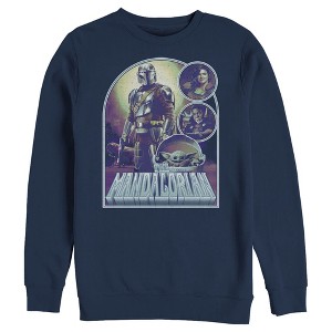 Men's Star Wars The Mandalorian The New Plan Sweatshirt - 1 of 4