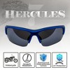 Global Vision Eyewear Hercules 7 Safety Cycling & Tennis Glasses with Flash Mirror Lenses - 3 of 4