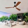 TOBILI New Model 60 Inch Ceiling Fan With 18W Led Light 3 Solid Wood Blades - 2 of 4