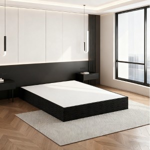 Dyonery 5/9 Inch Queen Metal Box Spring with Round Corners-High Profile Heavy Duty Mattress Foundation with Steel Slats,Noise-Free,Easy Assemble,Black - 1 of 4