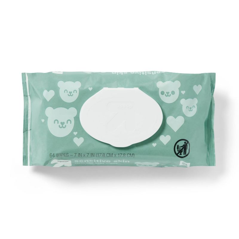 Sensitive Skin Baby Wipes with Moisturizing Lotion - up & up™ (Select Count), 4 of 16
