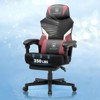 GTPLAYER Mesh Gaming Chair with Footrest, Mesh Back Reclining Office Chair for Adults, Comfortable Fabric Seat - 2 of 4