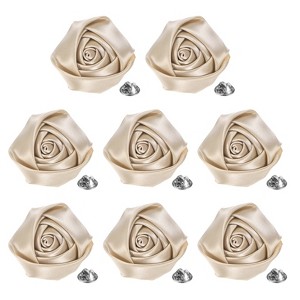Unique Bargains Handmade Men Suits Formal Boutonnieres Wedding Corsage Lapel Pin Flower Brooch Butterfly Buckle 8 Pcs - 1 of 4